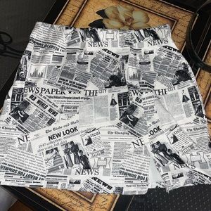 Newspaper skirt